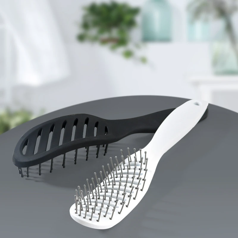 梳子排骨梳造型梳男士发型梳小弯梳顺发梳九排宽齿梳美发工具梳子