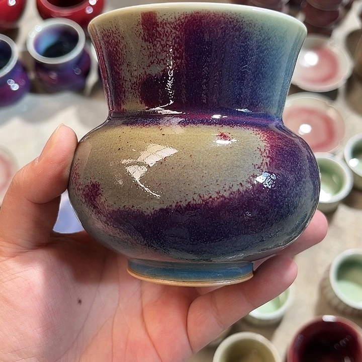 摆件陶钧窑茶器钧窑茶器