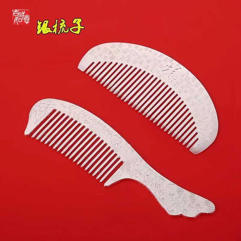 足银银制品 足银999民族风通用设计女银制品发簪风格拍一发二 /1