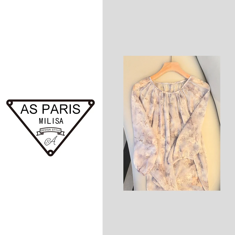 AS原单正品 今年超火新款春夏气质显瘦百搭小衫10448-8