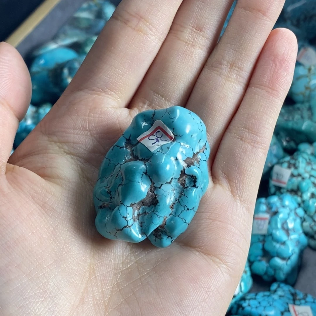 高瓷蓝随型挂坠z