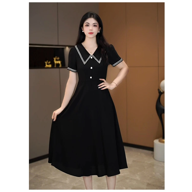 【咔尔丽丝】新品 夏季高端大码显瘦 6654 气质时尚百搭女装连衣裙