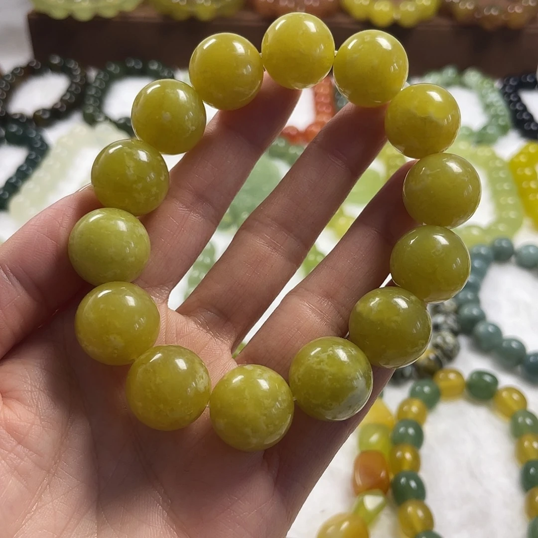 蛇纹石玉未镶嵌手串