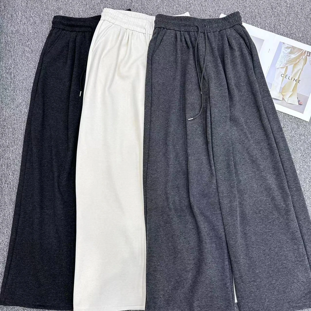 【周周家】6625濮院秋冬季羊毛裤纯色女士休闲时尚街头风