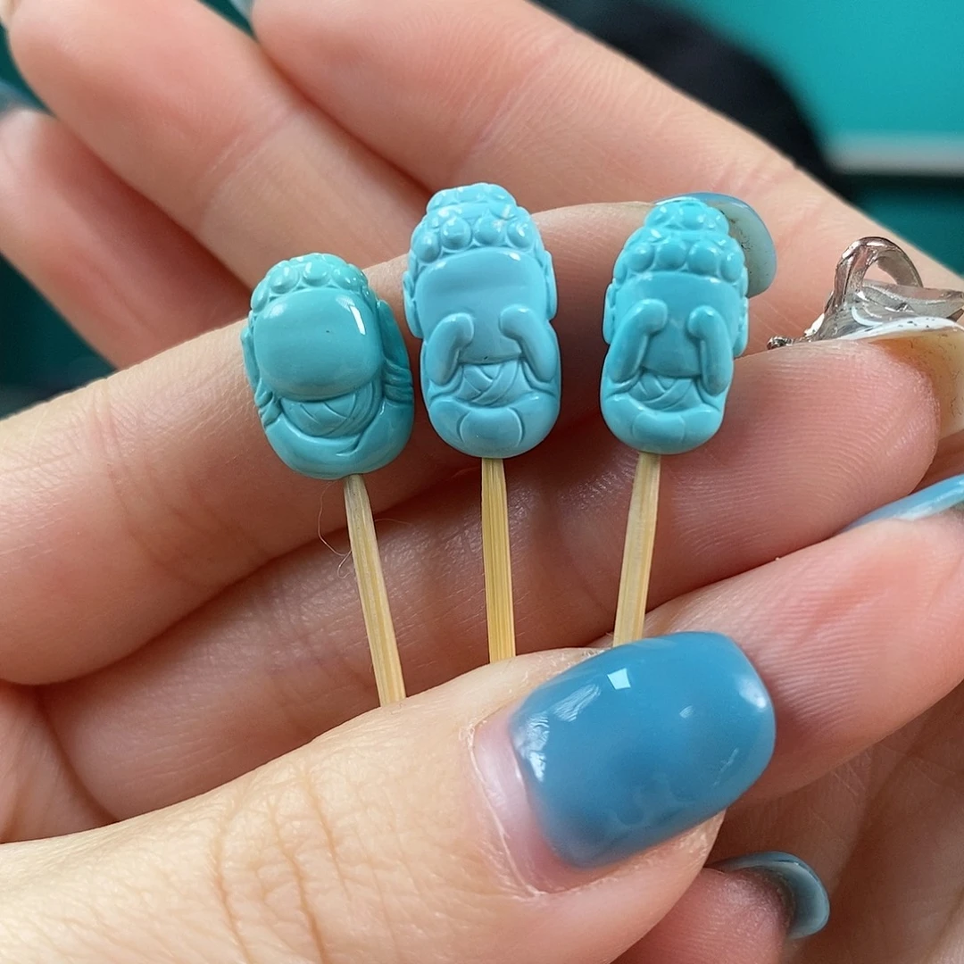 绿松石珠宝奇石未镶嵌