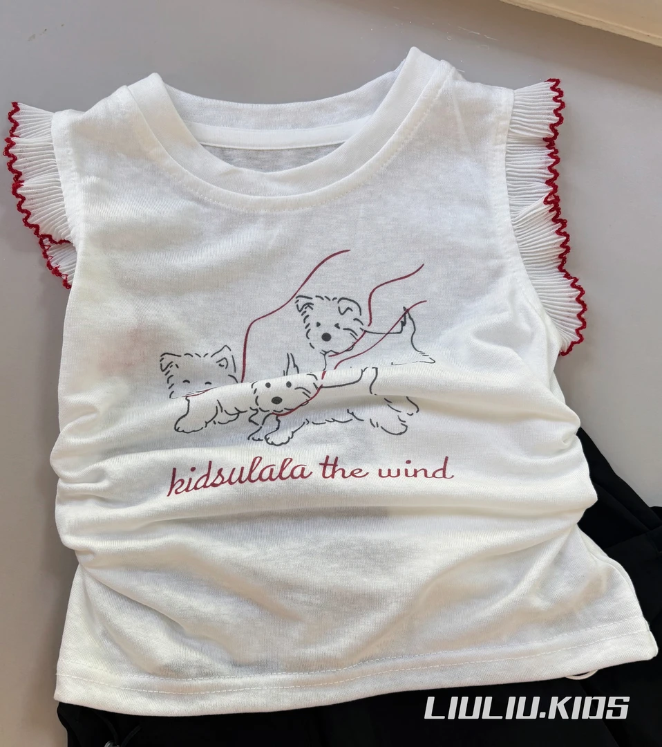 女童夏季新款韩版薄款背心