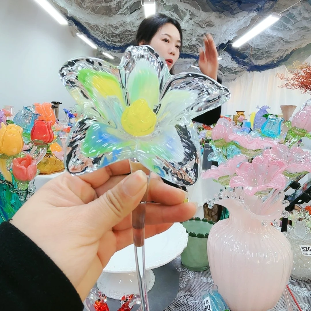 福利不退不换琉璃花瓶艺术品