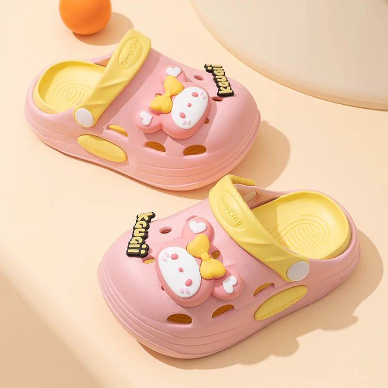【小菲特专享】夏款可爱卡通男童女童洞洞鞋防滑耐磨透气居家洞洞鞋