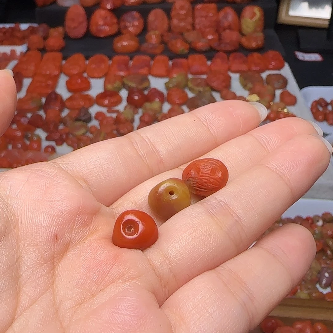 鲤***鱼南红玛瑙未镶嵌吊坠(不含链)