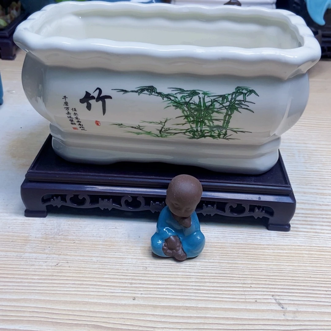 瓷片陶瓷花盆陶瓷艺术