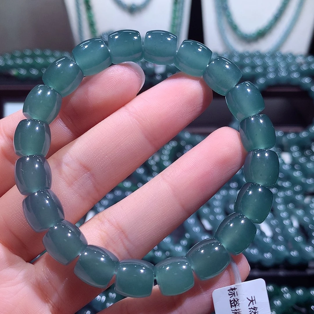 翡翠未镶嵌手链天然A货翡翠手串10