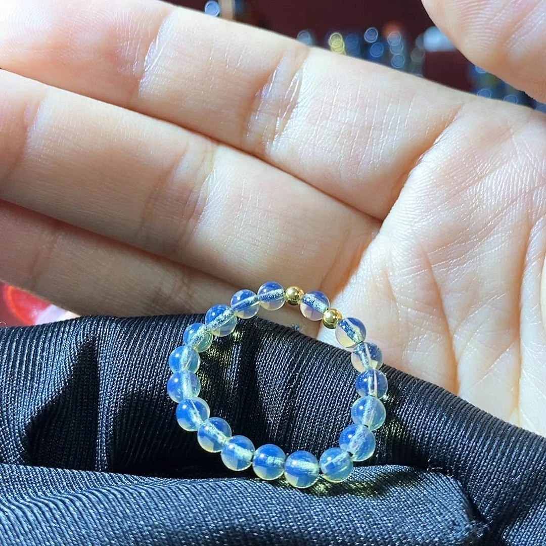 蓝珀裸石未镶嵌蓝珀卡3加戒指跑环福利