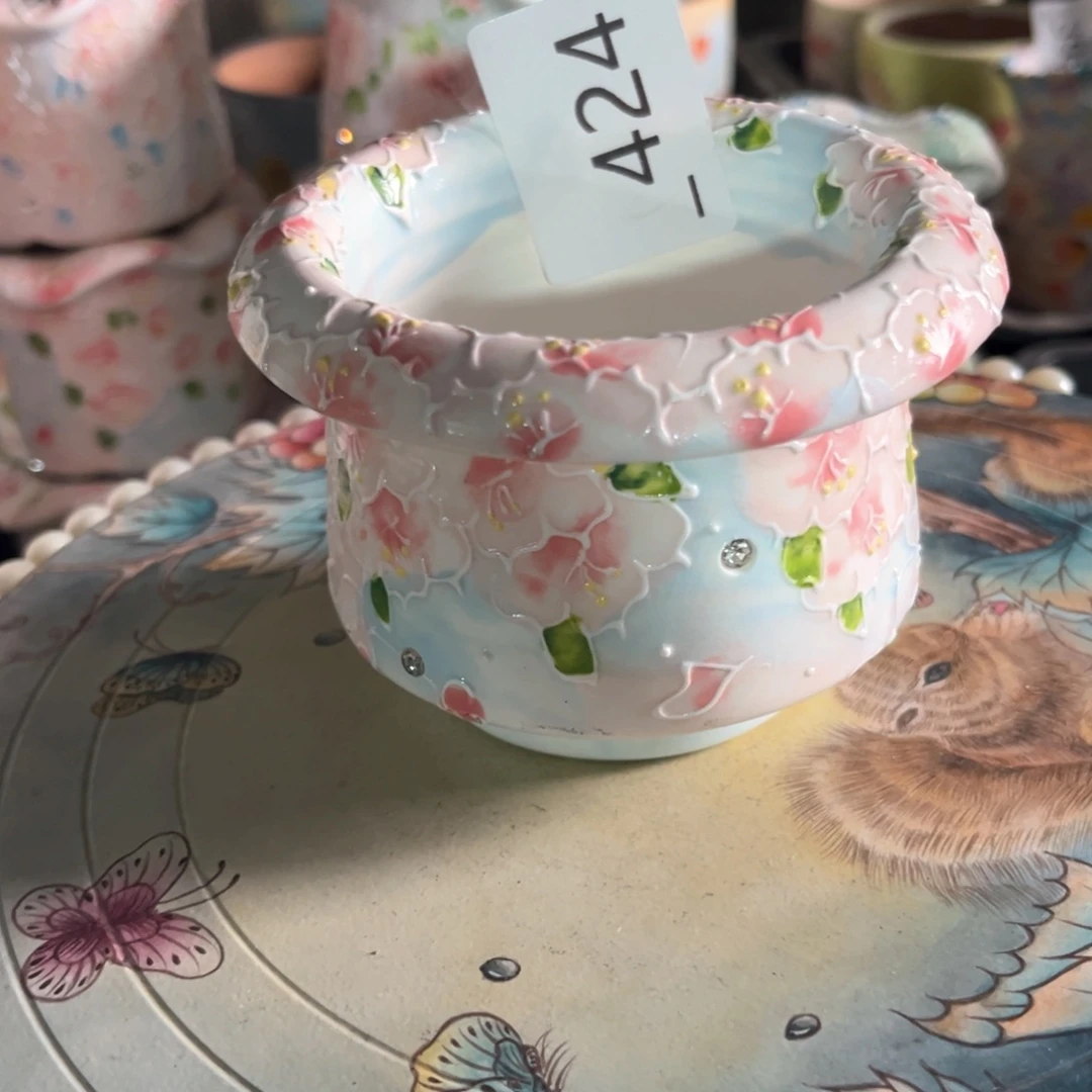 红陶宋**啊424花盆1个