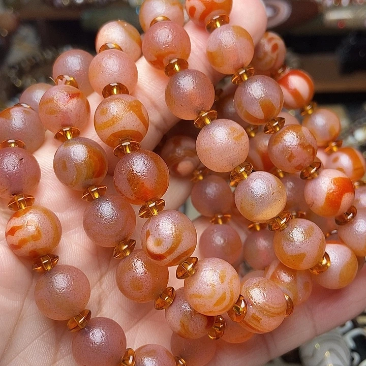 玛瑙/玉髓未镶嵌手链发一条