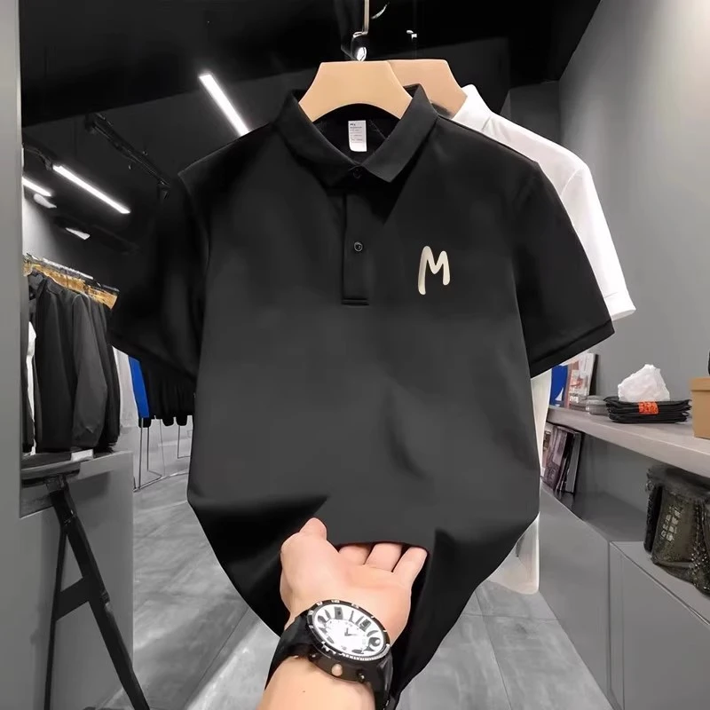 仓石一树潮牌短袖polo衫男款2025夏季商务休闲上衣服轻奢痞帅男装