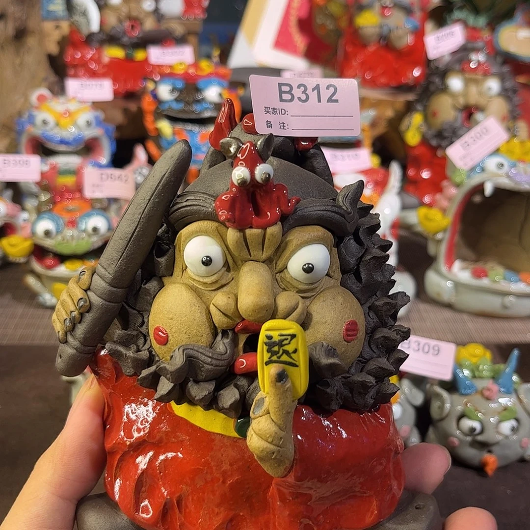 米***多泥塑纯手工茶宠摆件