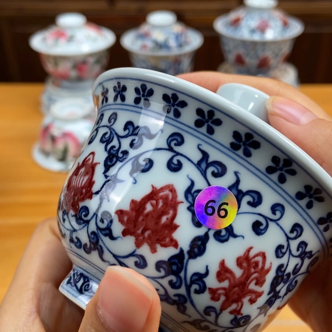 手绘现代茶具非古董