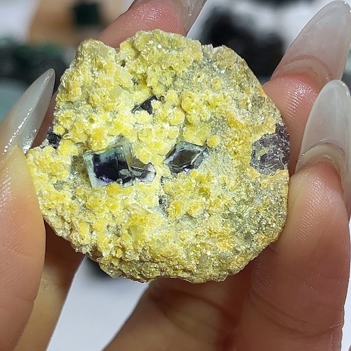 石材内蒙幻影萤石