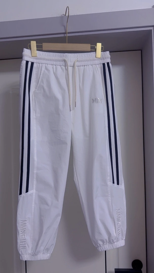 8162欧货2025夏季新款速干显瘦小脚裤韩版高腰九分束脚哈伦裤