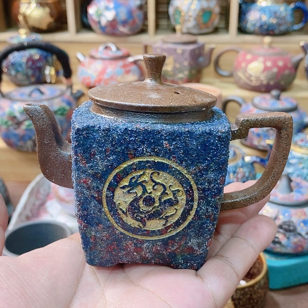粗陶志野柴烧茶器