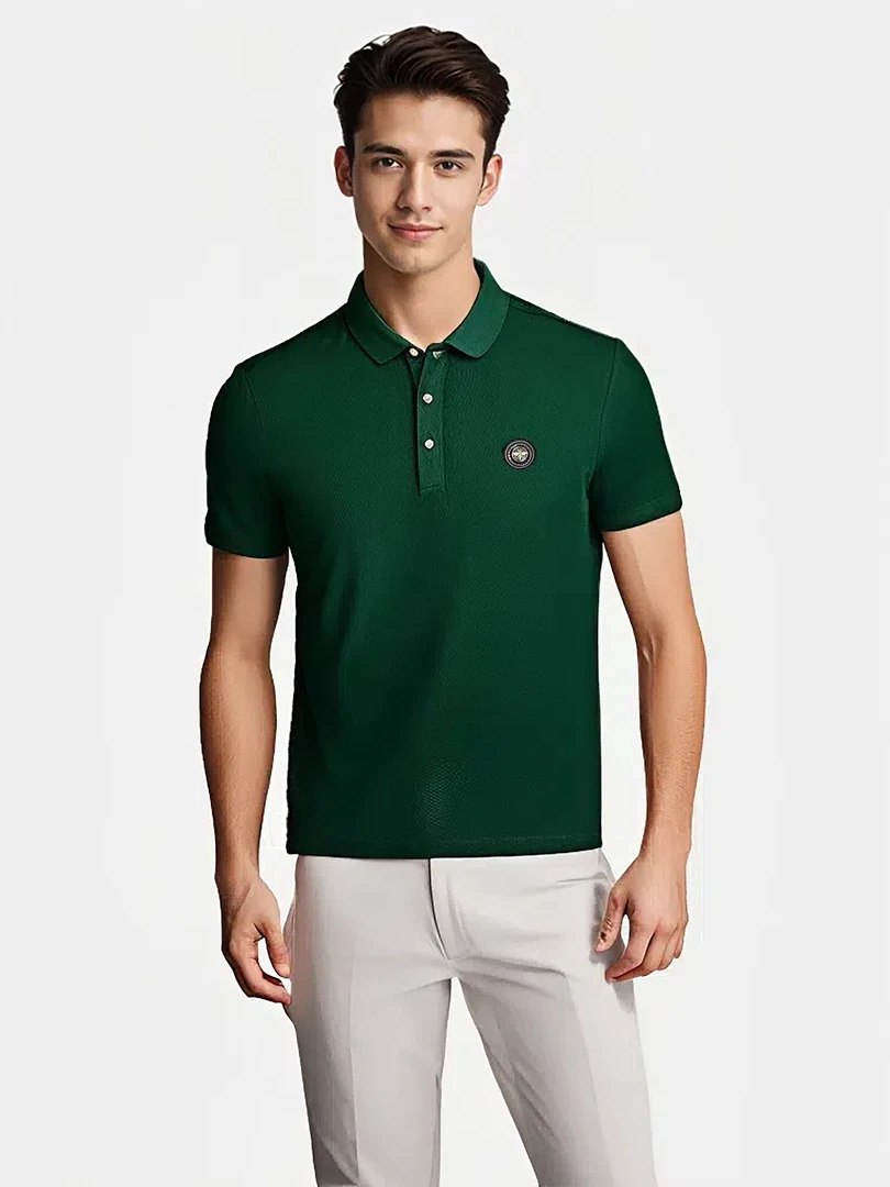 JFT【小蜜蜂 】2025年男士商务轻奢新款POLO衫163