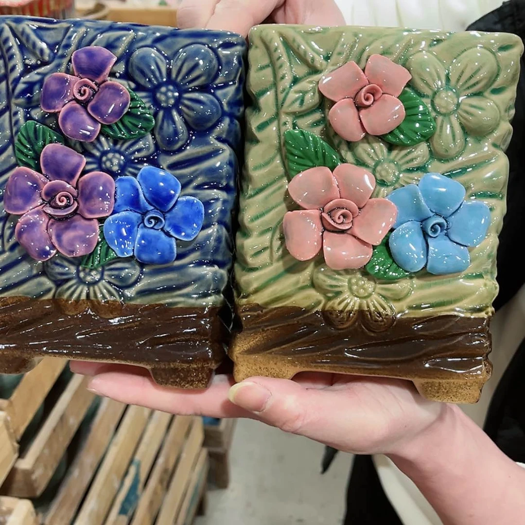 【闪购商品】陶瓷陶瓷多肉植物花盆