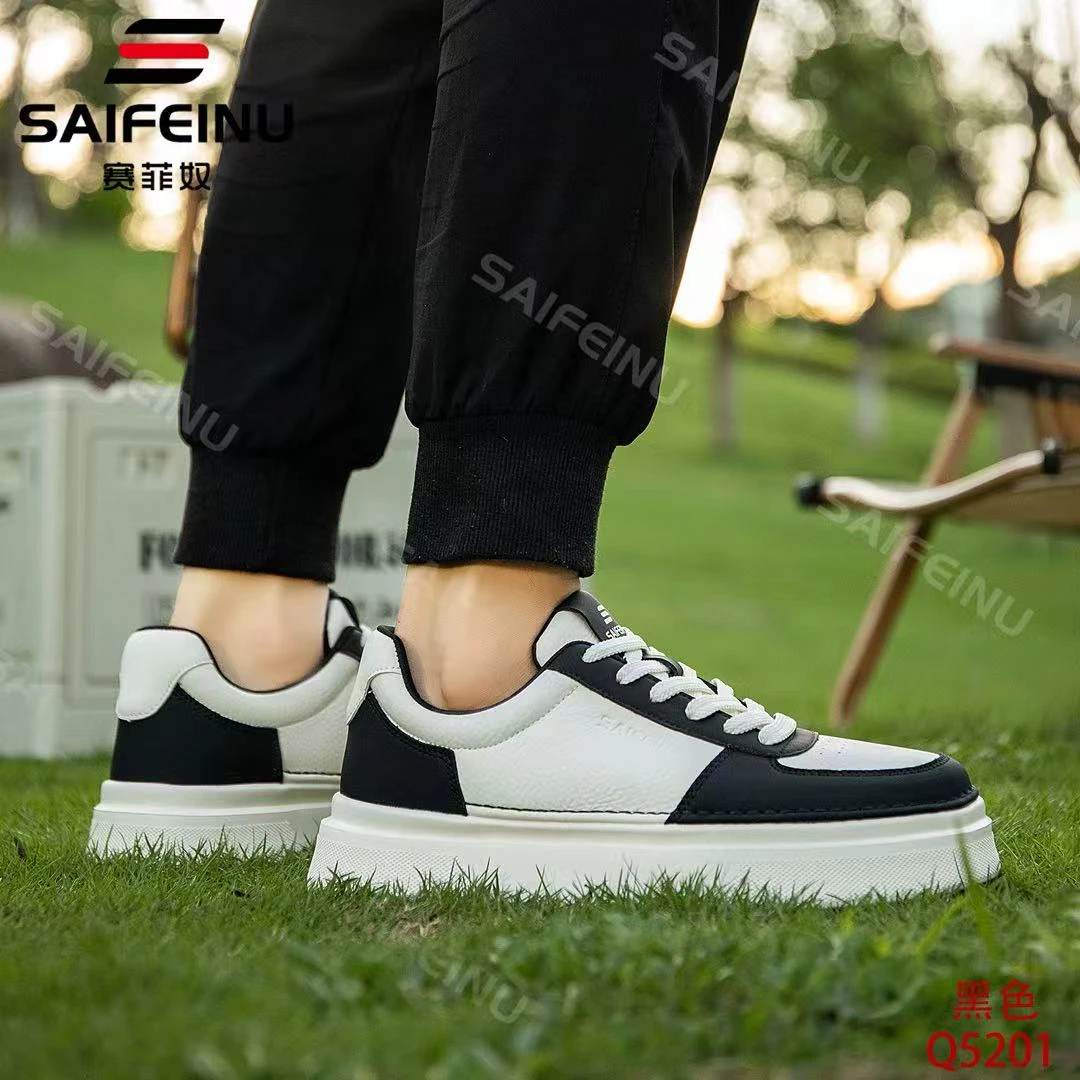 男士2025秋季新款休闲板鞋小白鞋时尚百搭轻便舒适休闲鞋