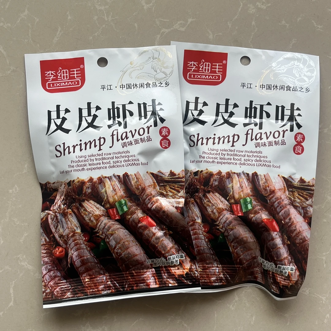 李细毛 皮皮虾味素食调味面制品辣条休闲零食