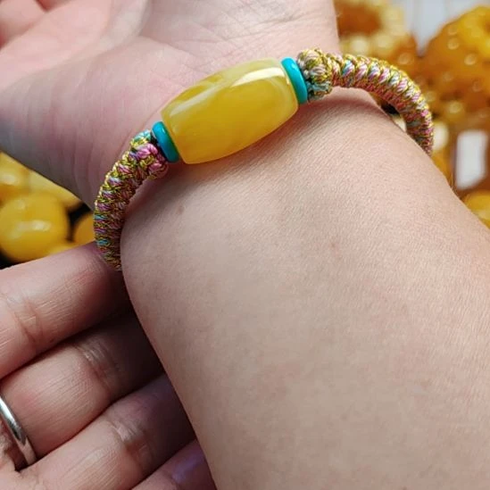 蜜蜡未镶嵌手绳手绳