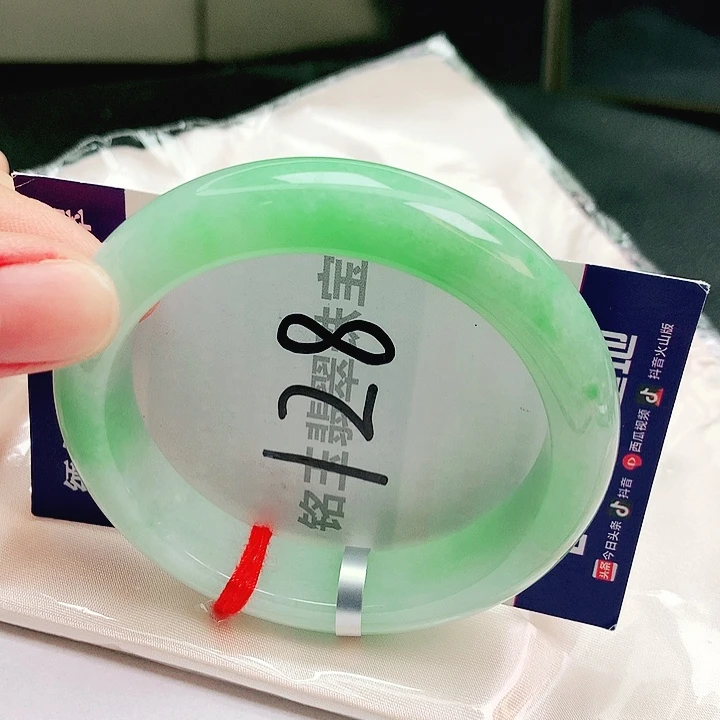 翡翠未镶嵌手镯缅甸天然a货翡翠手镯