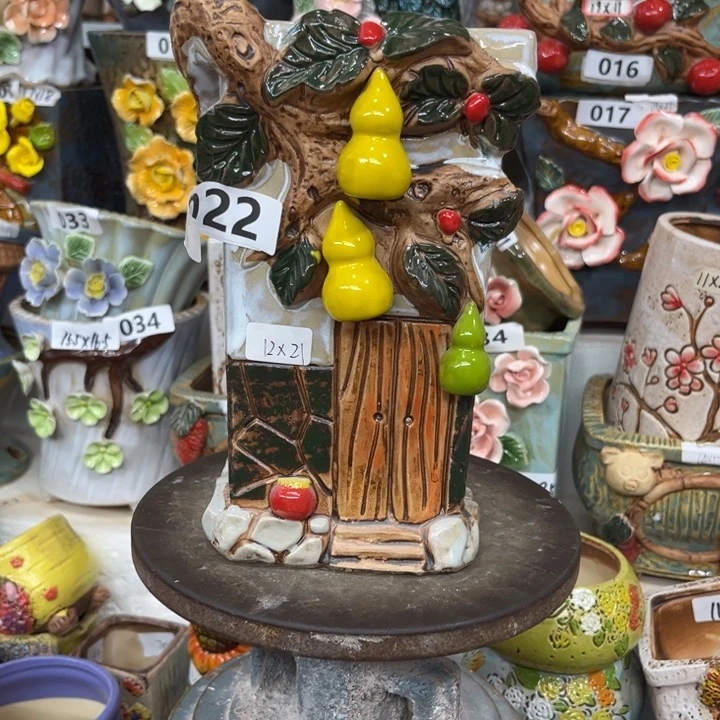 紫砂花盆粗陶材质多肉花盆