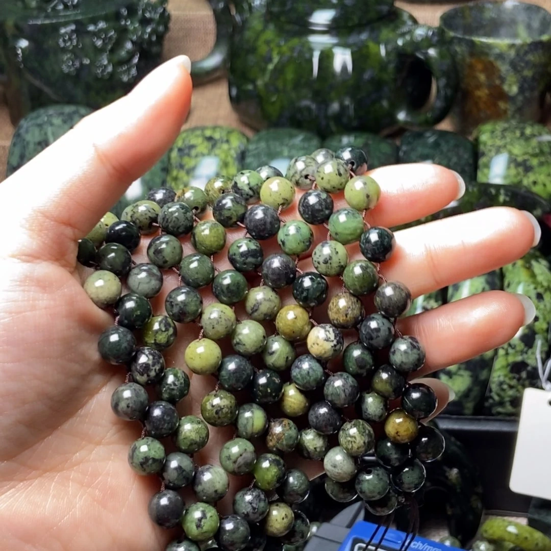 阿***紫蛇纹石玉未镶嵌药王石