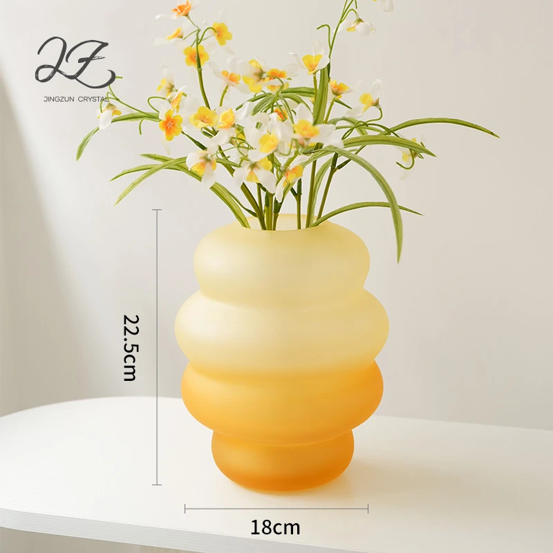 水养鲜花糖果金桂玻璃花瓶客厅桌面小众装饰品