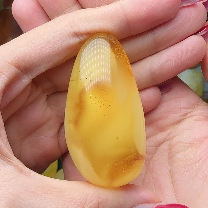 琥珀未镶嵌手链吊坠