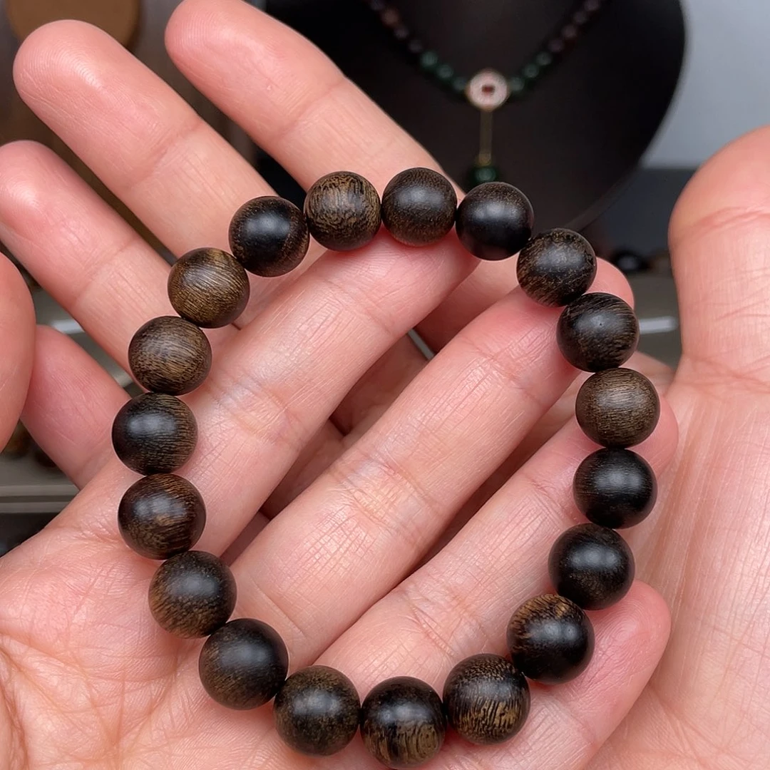 沉香手串越南芽庄白棋瘿子瘤疤