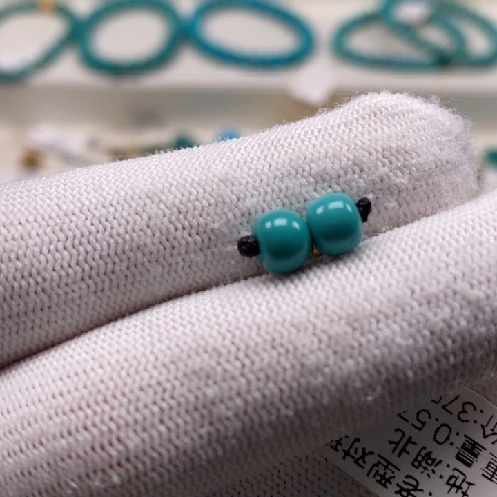 绿松石珠宝奇石未镶嵌T***三