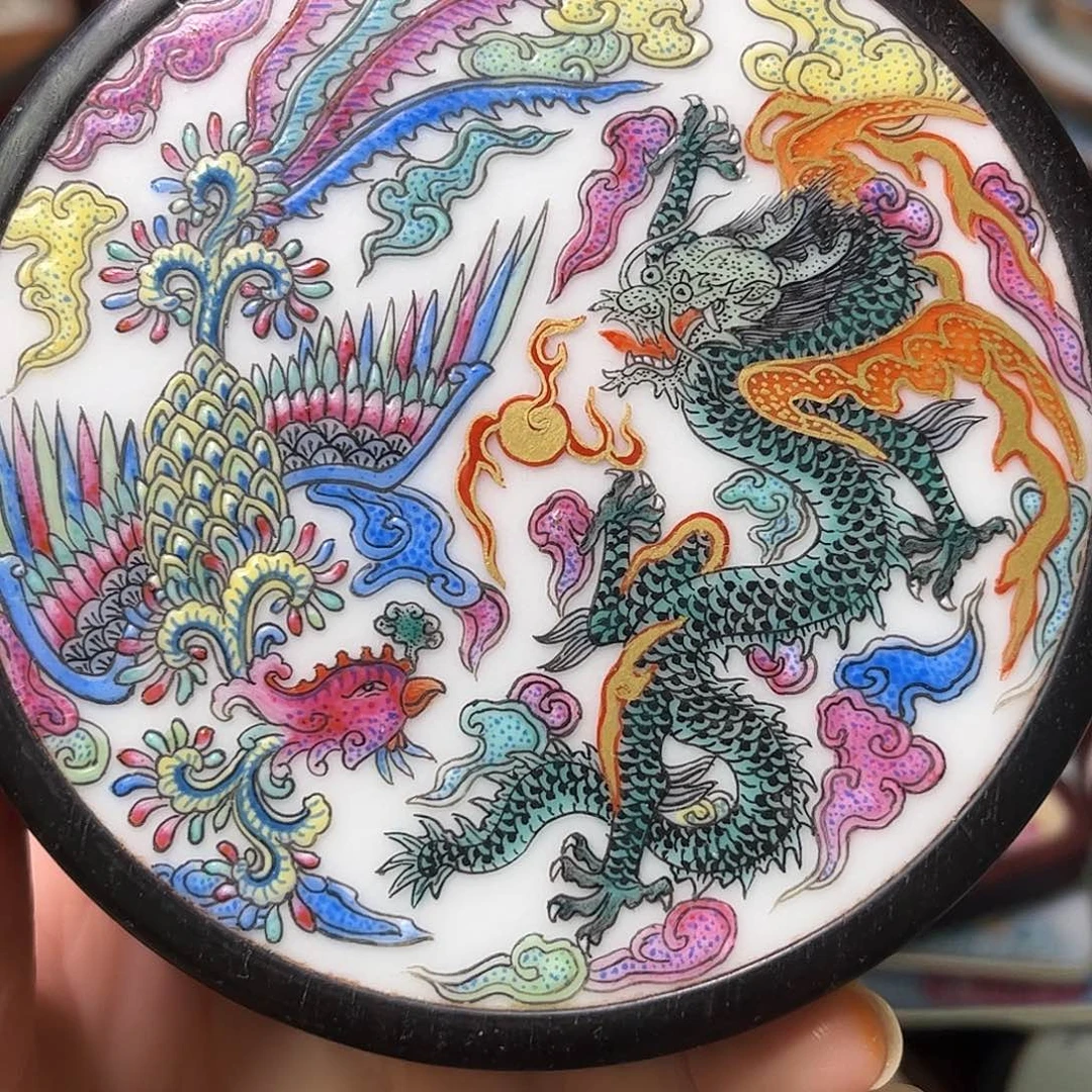 瓷片颍*瓷片挂件四个