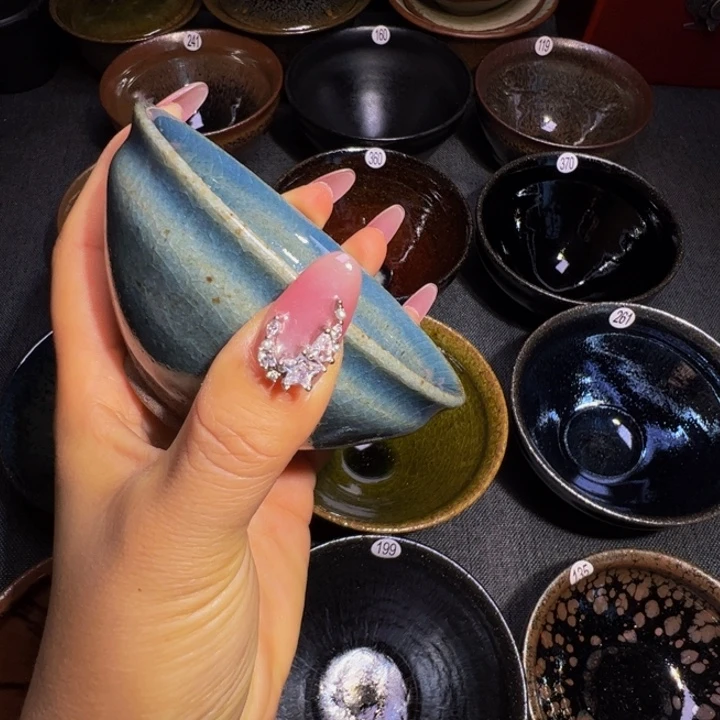 茶盏原**踪龙窑柴烧手工制作