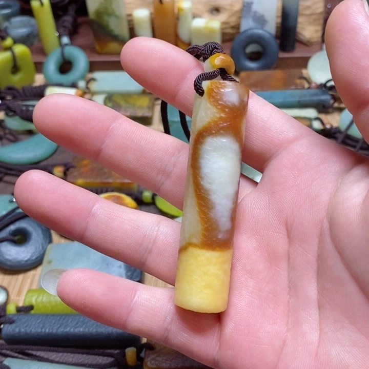 蛇纹石玉挂件未镶嵌◽️***