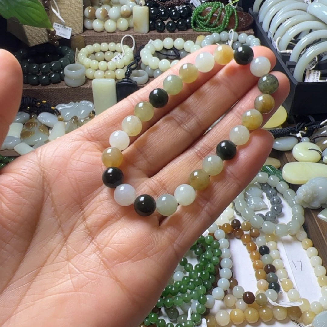 和田玉（糖玉）未镶嵌手链