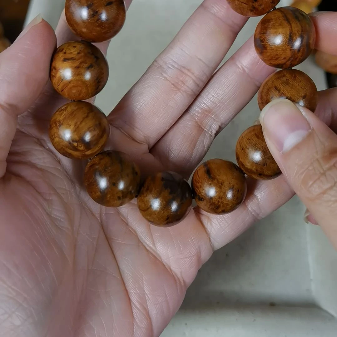 黄花梨/降香黄檀手串/手链20mm芝麻