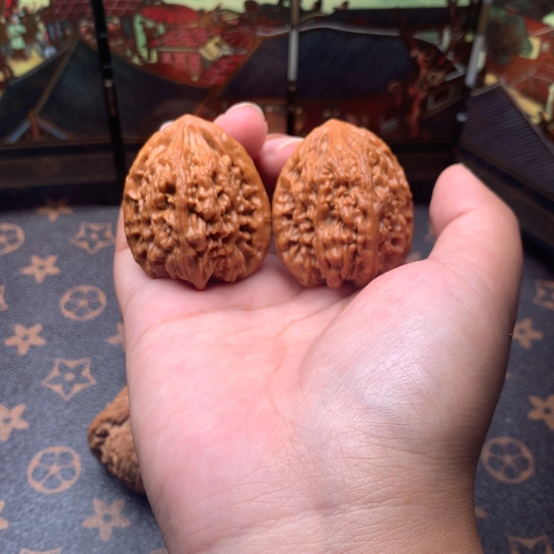 文玩核桃把件虎头王