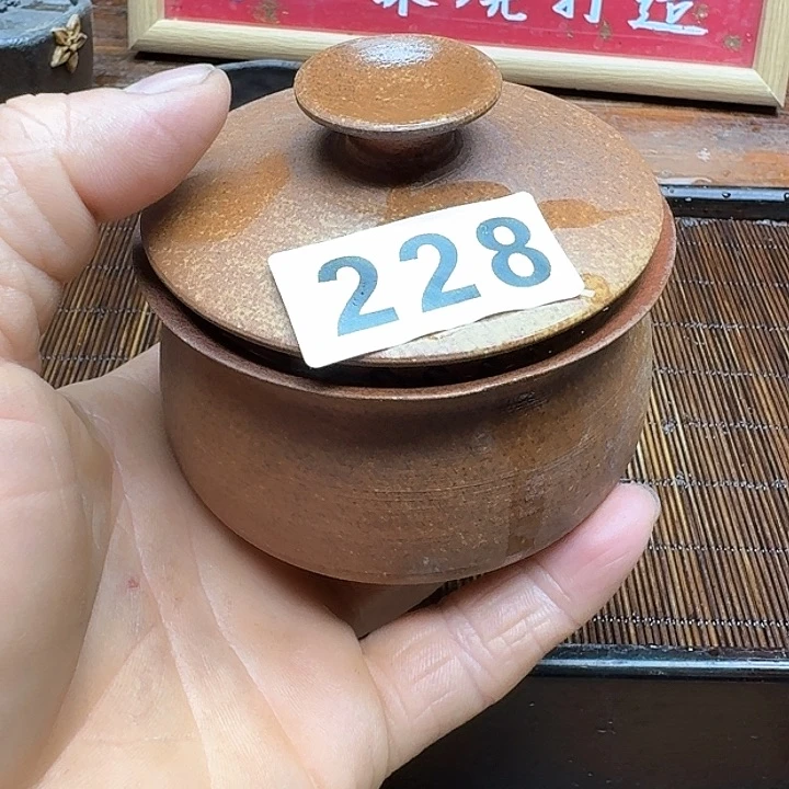 纯手工制作粗陶茶具
