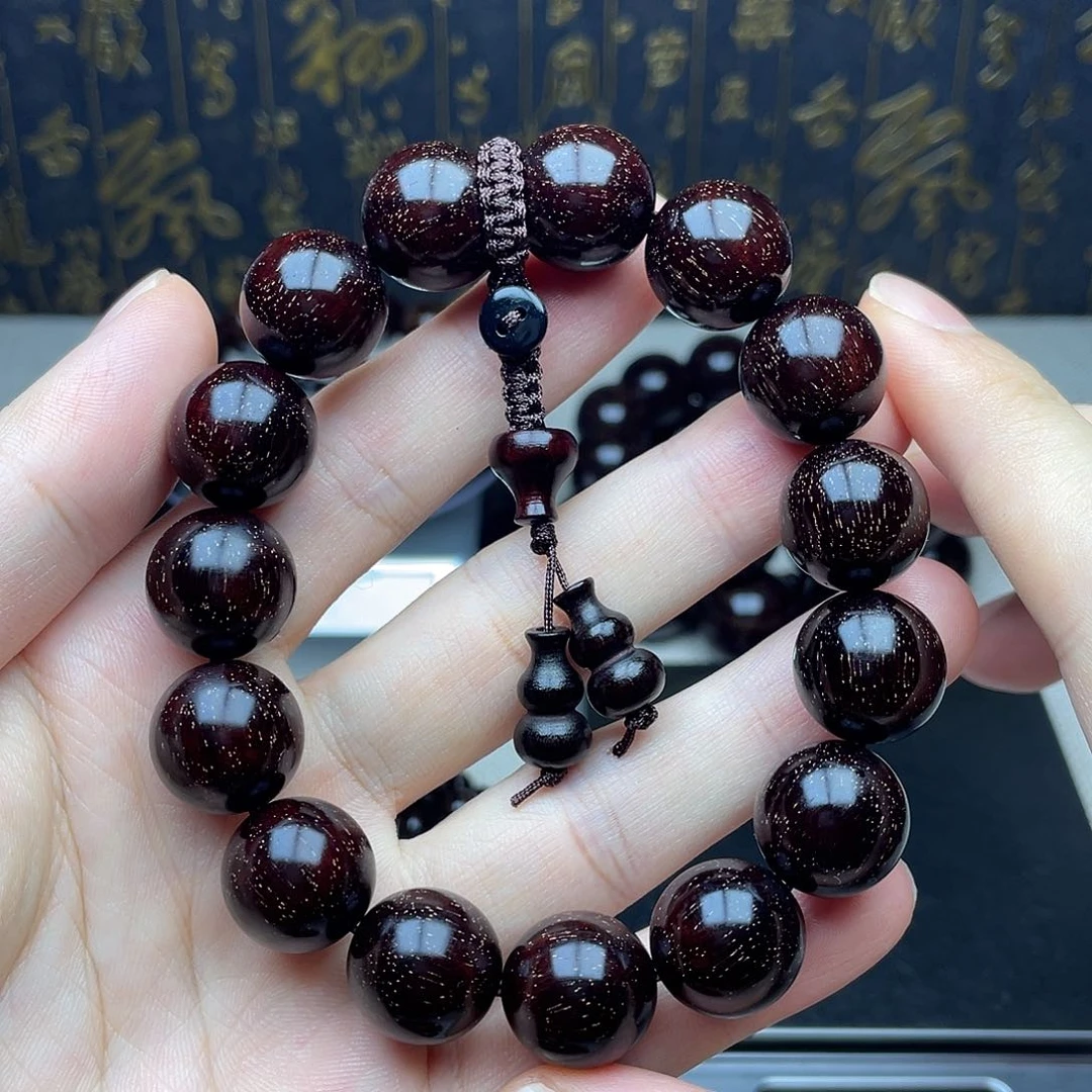 檀香紫檀（小叶紫檀）1.5 15颗 高油密多金星