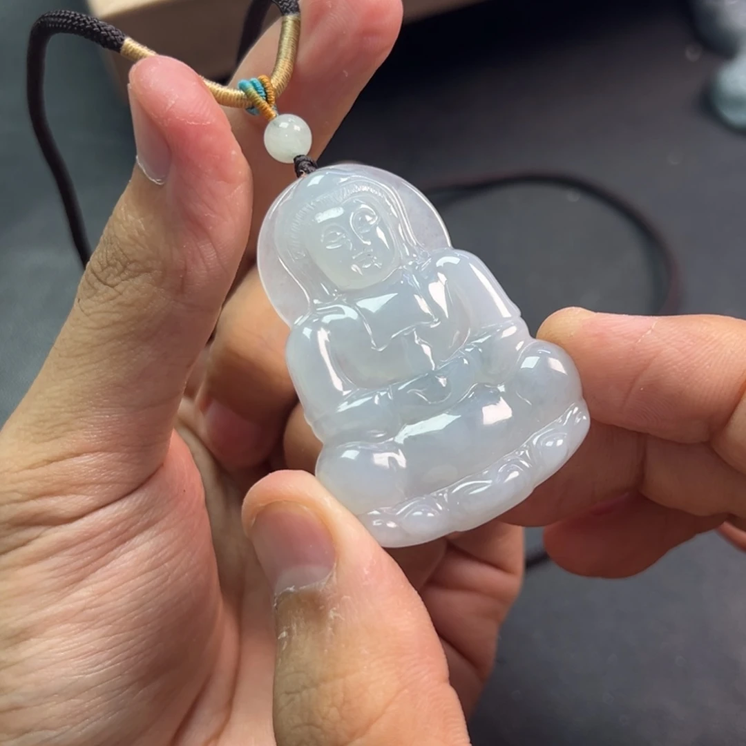 颈饰未镶嵌翡翠多样性拍一发一翡翠手工观音