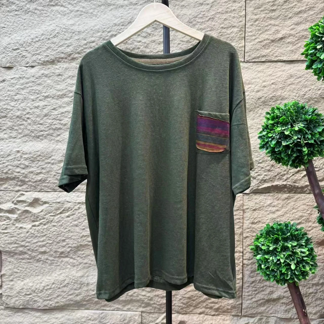 13062新款夏季休闲百搭简约显瘦T恤