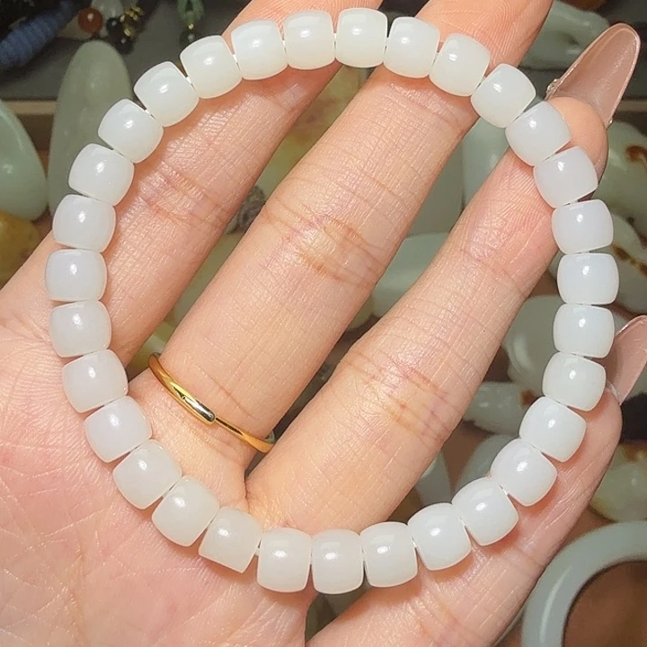 和田玉未镶嵌手链