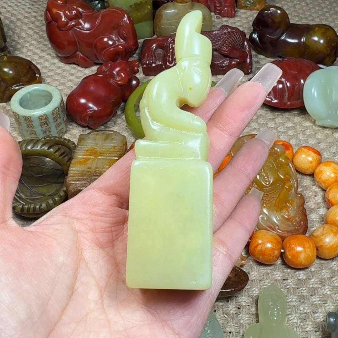 白玉菩提吊坠挂件