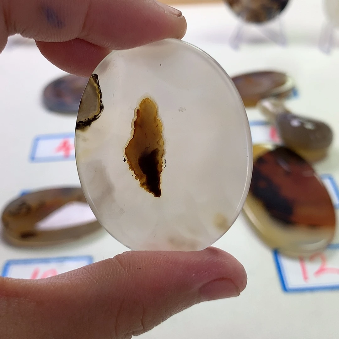 未镶嵌玛瑙/玉髓珠宝半成品