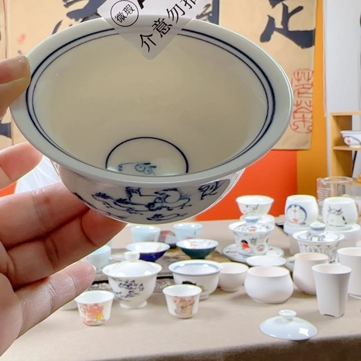非正品手绘陶瓷茶具